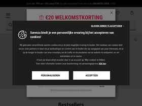 'sarenza.nl' screenshot