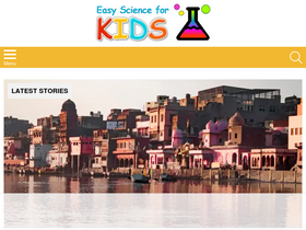 'easyscienceforkids.com' screenshot