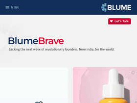 'blume.vc' screenshot