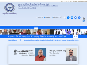 'rajuvas.org' screenshot