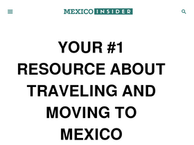 'mexicoinsider.mx' screenshot