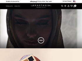 'anastasiabeverlyhills.com' screenshot