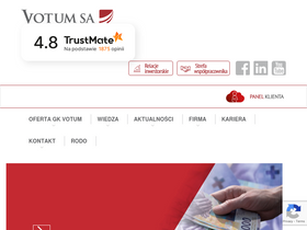 'votum-sa.pl' screenshot