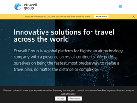 'etraveligroup.com' screenshot