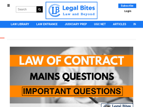'legalbites.in' screenshot