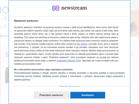 'newstream.cz' screenshot
