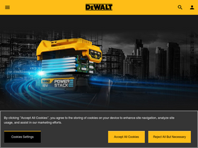 'dewalt.fr' screenshot