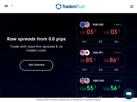 'traders-trust.com' screenshot
