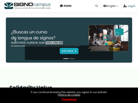 'signocampus.es' screenshot