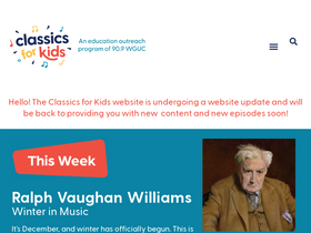 'classicsforkids.com' screenshot