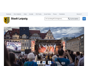 'leipzig.de' screenshot