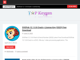 'topkeygen.com' screenshot