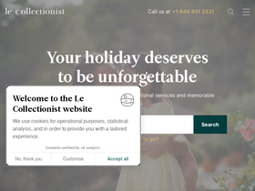 'lecollectionist.com' screenshot