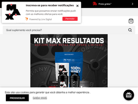 'maxtitanium.com.br' screenshot