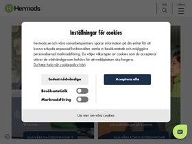 'hermods.se' screenshot