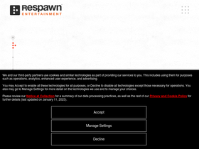 'respawn.com' screenshot