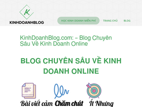 'kinhdoanhblog.com' screenshot