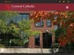 'centralcatholichigh.org' screenshot