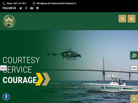 'manateesheriff.com' screenshot