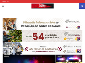 'pueblaroja.mx' screenshot