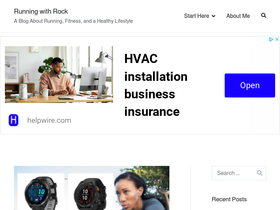 'runningwithrock.com' screenshot