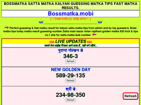 'bossmatka.mobi' screenshot