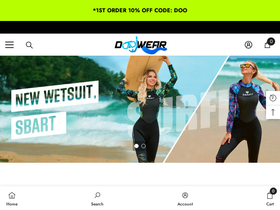 Doowear website screenshot