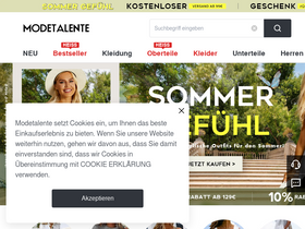 'modetalente.com' screenshot