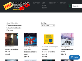 freeaudiobookcodes.com