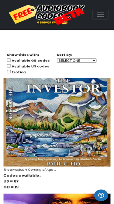 freeaudiobookcodes.com