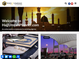 'hajjumrahplanner.com' screenshot