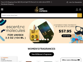 'giftexpress.com' screenshot