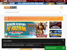 'klasgame.com' screenshot