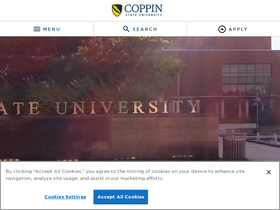 'coppin.edu' screenshot