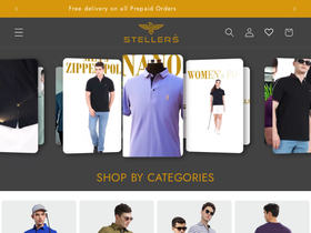 stellers.in homepage screenshot