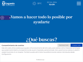 'leganes.org' screenshot