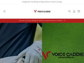 voicecaddie.com homepage screenshot
