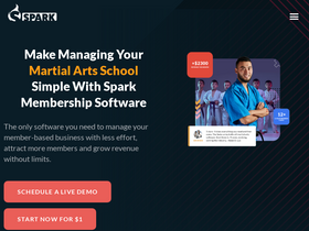 'sparkmembership.com' screenshot