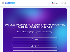 'prmotion.me' screenshot