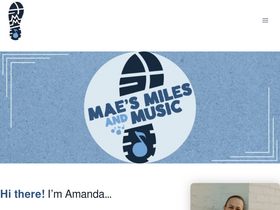 'maesmilesandmusic.com' screenshot
