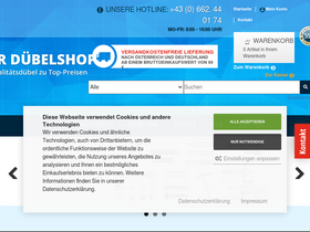 'duebel-shop.at' screenshot