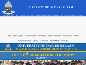 'udsm.ac.tz' screenshot