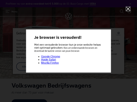 'vwbedrijfswagens.nl' screenshot