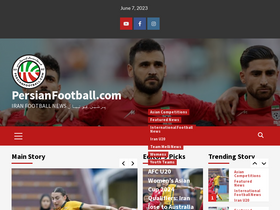 'persianfootball.com' screenshot