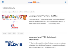 'bukajobs.com' screenshot
