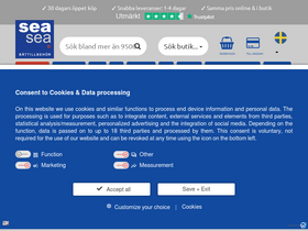 'seasea.se' screenshot