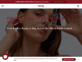nenfy.com homepage screenshot