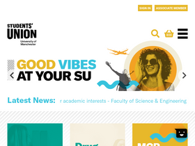 'manchesterstudentsunion.com' screenshot