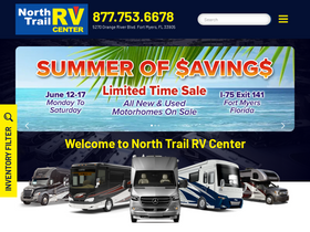 'northtrailrv.com' screenshot