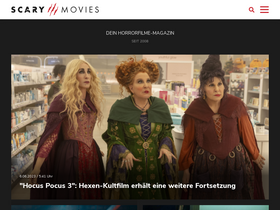 'scary-movies.de' screenshot